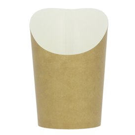 Bicchiere di Cartone Kraft per Fritti e Wrap Ø8,1x11,5cm (1.320 Pezzi)
