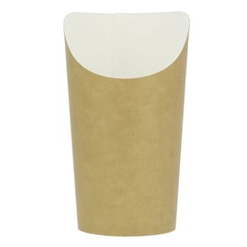 Bicchiere di Cartone Kraft per Fritti e Wrap Ø8,1x14cm (1.320 Pezzi)