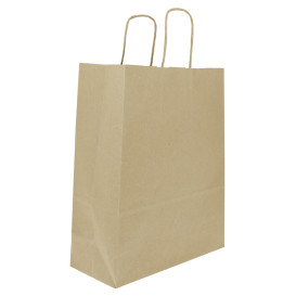 Buste Shopper in Carta 100g/m² 25+11x31cm (250 Pezzi)