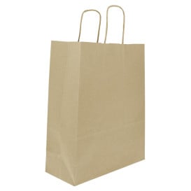 Buste Shopper in Carta 100g/m² 25+11x31cm (25 Pezzi)