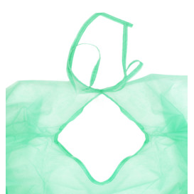 Camice di Protezione TNT PP Chiusura Con Lacci Verde XL 20gr (100 Pezzi)