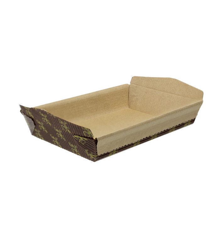 Stampo Forno Kraft 12x8x2,5 cm (400 Pezzi) Stampo Forno Kraft 12x8x2,5 cm (400 Pezzi)