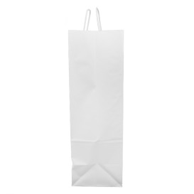 Buste Shopper in Carta Bianca 100g/m² 44+15x46cm (200 Pezzi)