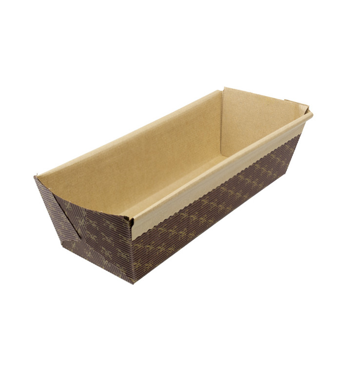 Stampo Forno Kraft 24x8x7 cm (240 Pezzi) Stampo Forno Kraft 24x8x7 cm (240 Pezzi)