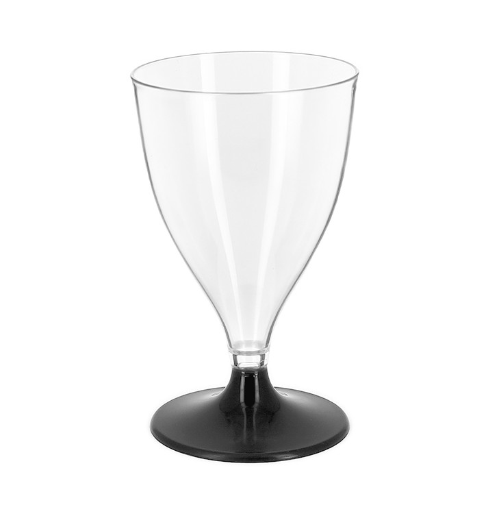 Tazza di PS riutilizzabile acqua/vino Antracite piede 200ml 2P (6 unità) Tazza di PS riutilizzabile acqua/vino Antracite piede 200ml 2P (6 unità)