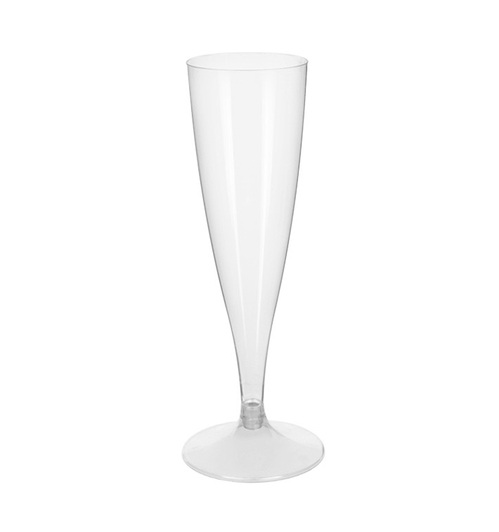 Flute Plastica Gambo Transparente 140ml 2P (20 Pezzi) Flute Plastica Gambo Transparente 140ml 2P (20 Pezzi)