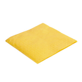 Tovagliolo di Carta Cocktail 20x20cm Giallo (6.000 Pezzi)