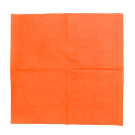 Tovagliolo di Carta Cocktail 20x20cm Arancione (100 Pezzi)