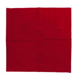 Tovagliolo di Carta Cocktail 20x20cm Bordò (100 Pezzi)