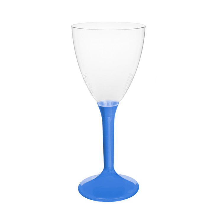 Calice Plastica Vino Gambo Blu Mediterraneo 180ml 2P (20 Pezzi) Calice Plastica Vino Gambo Blu Mediterraneo 180ml 2P (20 Pezzi)