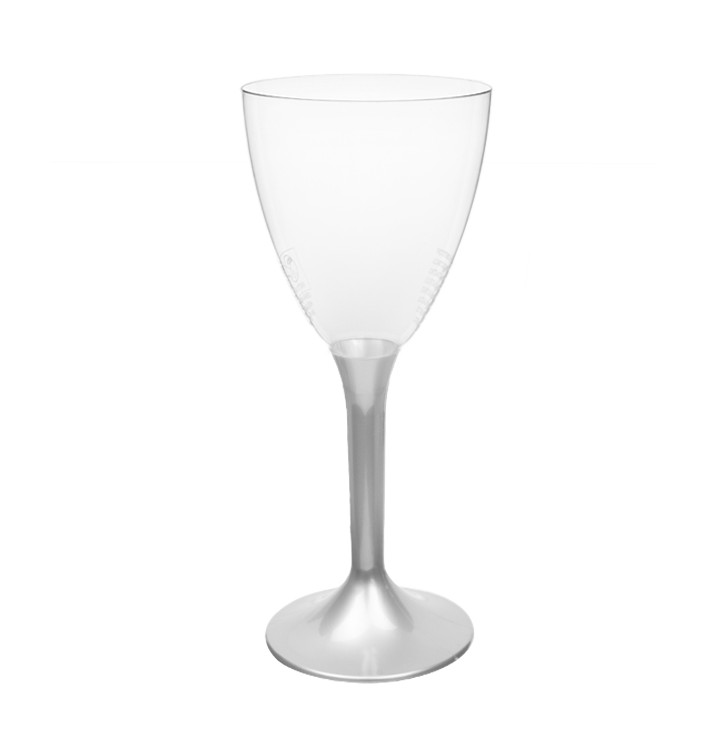 Calice Plastica Vino Gambo Grigio 180ml 2P (200 Pezzi) Calice Plastica Vino Gambo Grigio 180ml 2P (200 Pezzi)