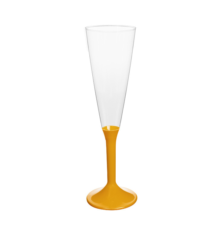 Calice Plastica Flute Gambo Mango 160ml 2P (20 Pezzi) Calice Plastica Flute Gambo Mango 160ml 2P (20 Pezzi)