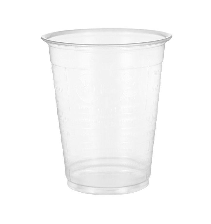 Bicchiere di Plastica PP Transparente 200ml Ø7,0cm (3.000 Pezzi)