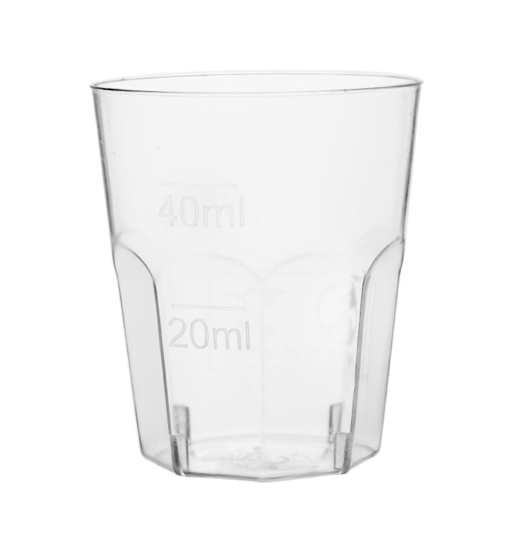 Bicchiere Plastica Cicchetto Trasp. PS Ø45mm 50ml (50 Pezzi) Bicchiere Plastica Cicchetto Trasp. PS Ø45mm 50ml (50 Pezzi)