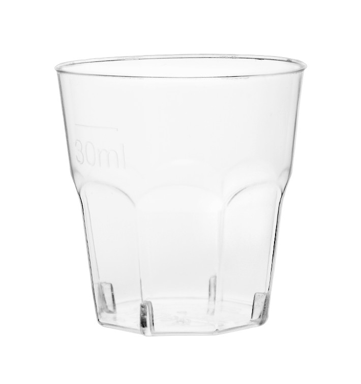 Bicchiere di Plastica per Cicchetto Trasp. PS Ø40mm 30ml (50 Pezzi) Bicchiere di Plastica per Cicchetto Trasp. PS Ø40mm 30ml (50 Pezzi)