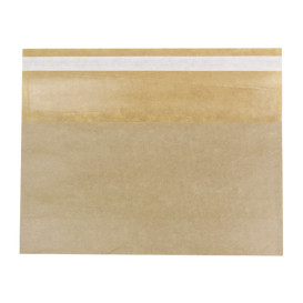 Sacchetto con Base e Auto Chiusura Kraft 21x17 cm (100 Pezzi)