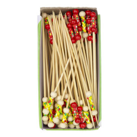 Spiedi di Bambu Giallo 120 mm (1.200 Pezzi)