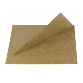 Sacchetto Carta Antigrasso Naturale 15x13/10cm (100 Pezzi)