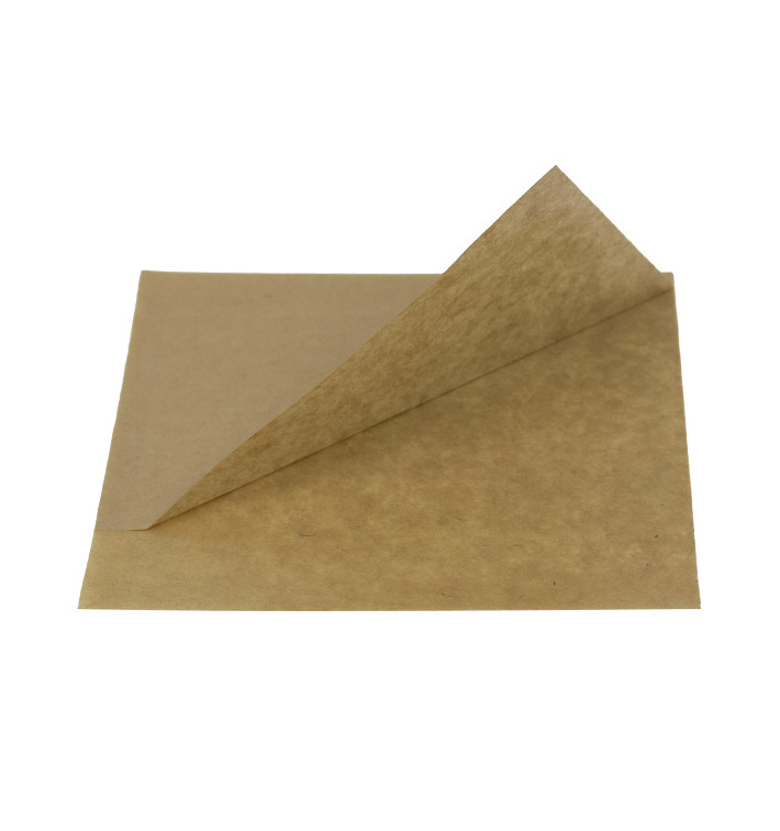 Sacchetto Carta Antigrasso Naturale 15x13/10cm (100 Pezzi) Sacchetto Carta Antigrasso Naturale 15x13/10cm (100 Pezzi)
