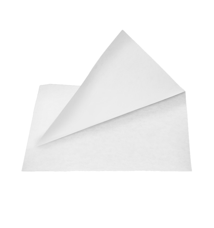 Sacchetto Carta Antigrasso Bianco 15x13/10cm (100 Pezzi)