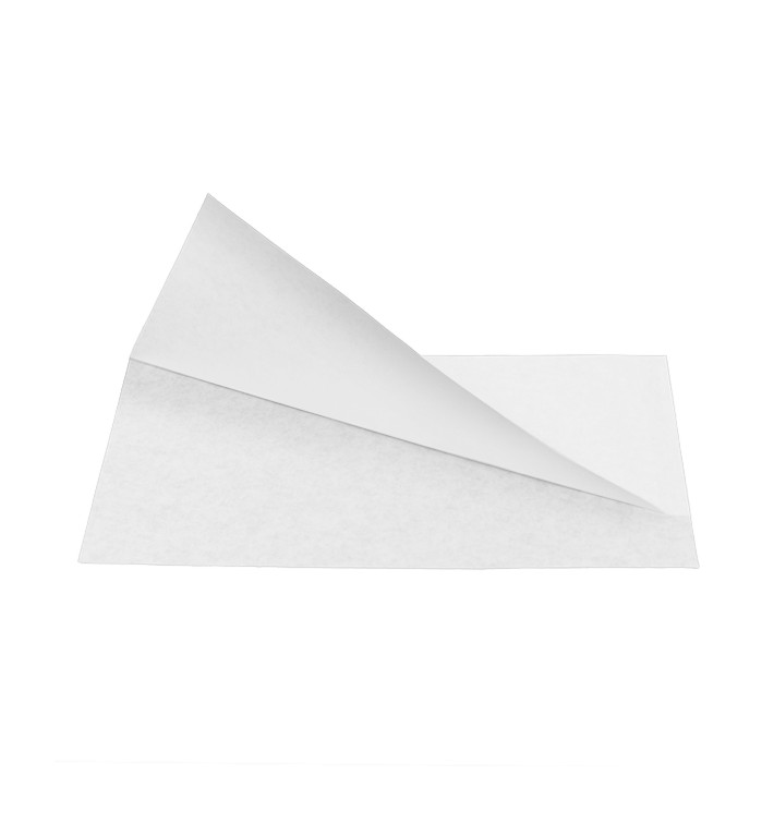 Sacchetto Carta Antigrasso Bianco 25x13/10cm (4000 Pezzi) Sacchetto Carta Antigrasso Bianco 25x13/10cm (4000 Pezzi)