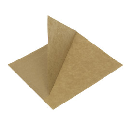 Sacchetto Carta Antigrasso Naturale 15x13/10cm (100 Pezzi)