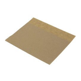 Sacchetto Carta Antigrasso Naturale 15x13/10cm (100 Pezzi)