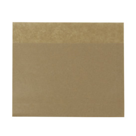 Sacchetto Carta Antigrasso Naturale 15x13/10cm (100 Pezzi)