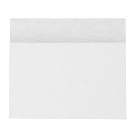 Sacchetto Carta Antigrasso Bianco 15x13/10cm (100 Pezzi)