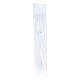 Set Posate Plastica Magnum Forchetta e Coltello 