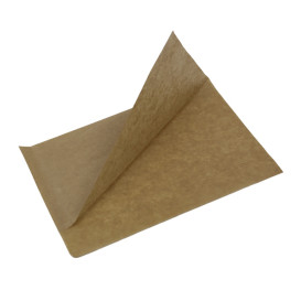 Sacchetto Carta Antigrasso Naturale 20x13/10cm (100 Pezzi)