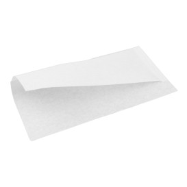 Sacchetto Carta Antigrasso Bianco 25x13/10cm (4000 Pezzi)