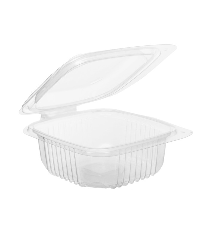 Contenitore Coperchio PP Transparente 250ml 123x114mm (50 Pezzi) Contenitore Coperchio PP Transparente 250ml 123x114mm (50 Pezzi)