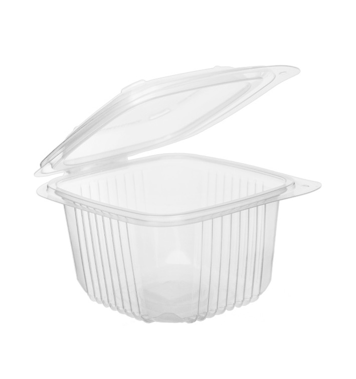 Contenitore Coperchio PP Transparente 375ml 123x114mm (900 Pezzi) Contenitore Coperchio PP Transparente 375ml 123x114mm (900 Pezzi)
