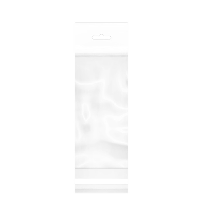 Sacchetti Polipropilene BOPP Piega Adesivo e Foro Europeo 6,5x17cm G160 (1000 Pezzi) Sacchetti Polipropilene BOPP Piega Adesivo e Foro Europeo 6,5x17cm G160 (1000 Pezzi)