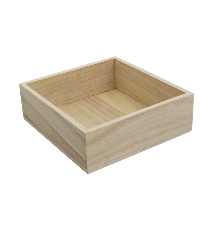 Scatola Presentazione di Legno 16x15x5cm (24 Pezzi) Scatola Presentazione di Legno 16x15x5cm (24 Pezzi)