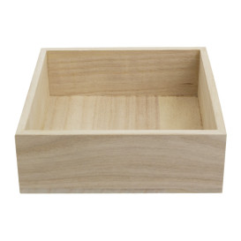 Scatola Presentazione di Legno 16x15x5cm (24 Pezzi)