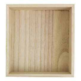 Scatola Presentazione di Legno 16x15x5cm (24 Pezzi)
