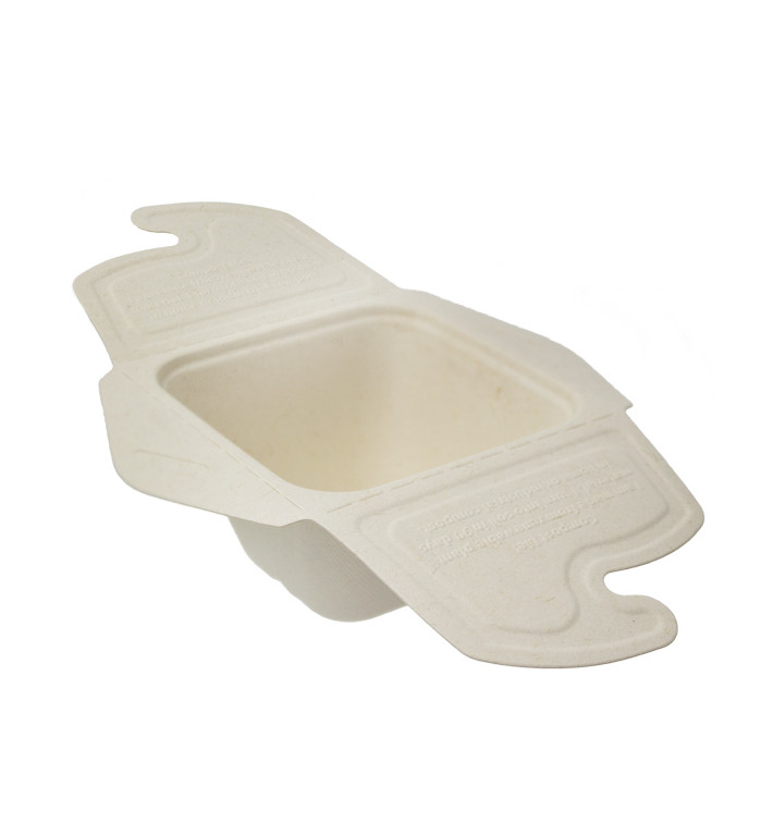 Contenitori Canna Zucchero Box to Go 13x13x7cm 500ml (150 Pezzi) Contenitori Canna Zucchero Box to Go 13x13x7cm 500ml (150 Pezzi)