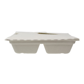 Contenitori Canna Zucchero 3S Box to Go 21x21x4cm 900ml (50 Pezzi)