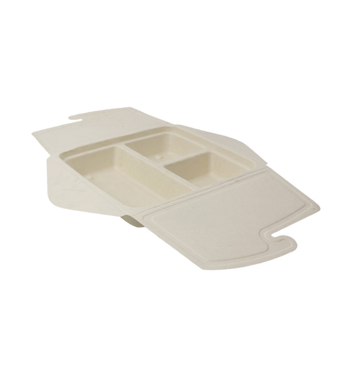 Contenitori Canna Zucchero 3S Box to Go 21x21x4cm 900ml (100 Pezzi) Contenitori Canna Zucchero 3S Box to Go 21x21x4cm 900ml (100 Pezzi)