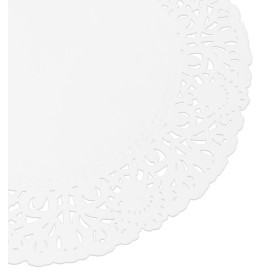 Centrino di Carta Traforato Bianco Ø180mm (250 Pezzi)