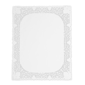 Centrino di Carta Traforato Bianco 40x50cm (1.000 Pezzi)