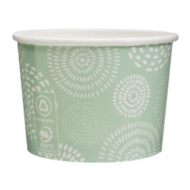 Coppette di Carta per Gelato 9oz/260ml Cool&Yummy (1.320 Pezzi)