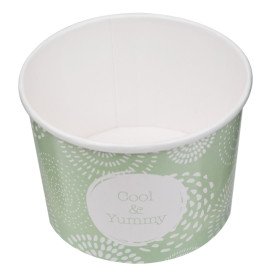 Coppette di Carta per Gelato 9oz/260ml Cool&Yummy (1.320 Pezzi)