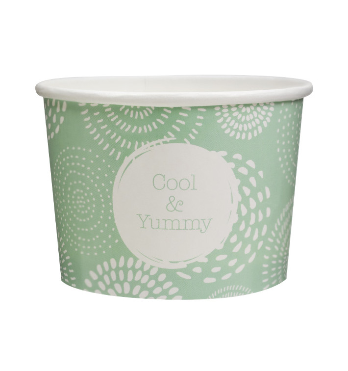 Coppette di Carta per Gelato 9oz/260ml Cool&Yummy (1.320 Pezzi) Coppette di Carta per Gelato 9oz/260ml Cool&Yummy (1.320 Pezzi)