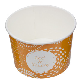 Coppette di Carta per Gelato 10oz/310ml Cool&Yummy (50 Uds)