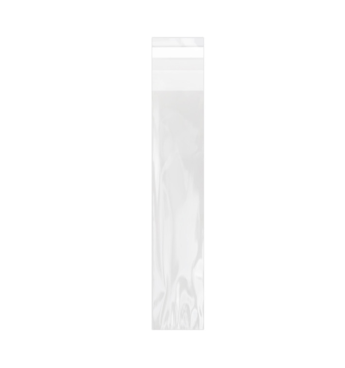 Sacchetti di Polipropilene BOPP Piega Adesivo 3x17cm G160 (100 Pezzi) Sacchetti di Polipropilene BOPP Piega Adesivo 3x17cm G160 (100 Pezzi)