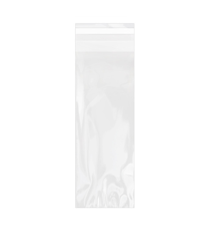 Sacchetti di Polipropilene BOPP Piega Adesivo 7x20cm G160 (100 Pezzi) Sacchetti di Polipropilene BOPP Piega Adesivo 7x20cm G160 (100 Pezzi)