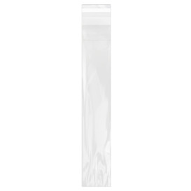 Sacchetti di Polipropilene  BOPP Piega Adesivo 7x40cm G160 (100 Pezzi)